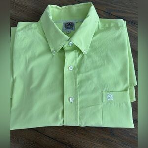 Cinch Men's Lime Button‎ Down Shirt